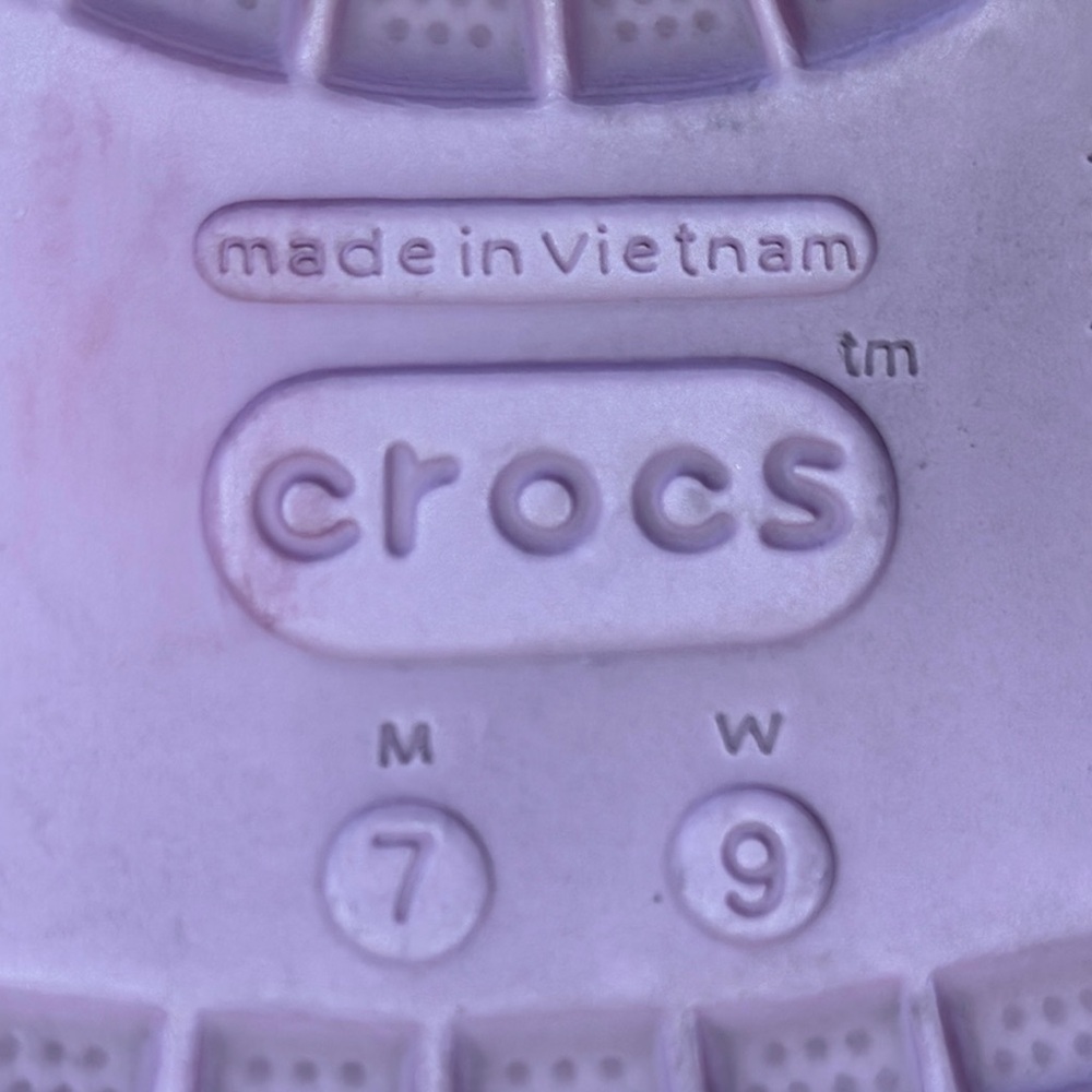 CROCS Pink Slip-On Clog Mules with Studs, Bows and Snoopy Charms - Picture 2 of 7